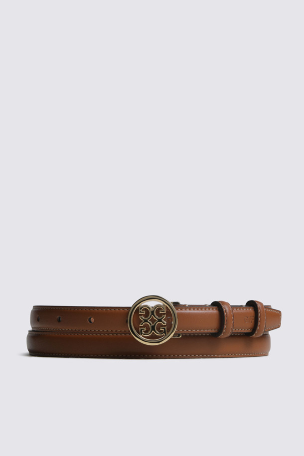 CLASSIC BUCKLE BELT(WOMEN)					 					 					_BEIGE-a
