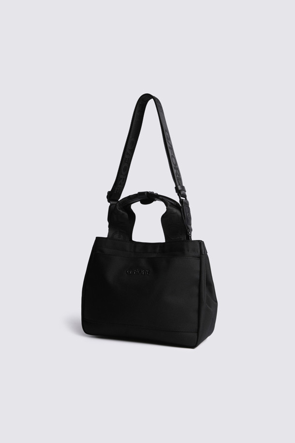 ESSENTIAL TWILL TOTE	_BLACK-a