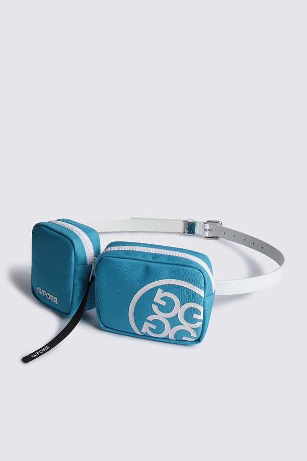 TWO POCKET BELT BAG(WOMEN)					 					 					_BLUE-a