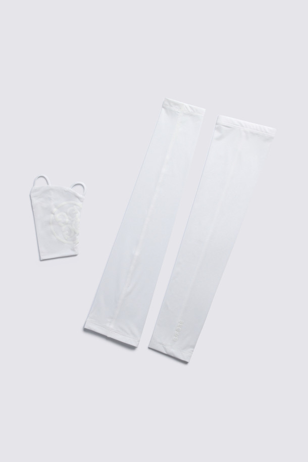 HAND&SLEEVE COVER(WOMEN)					 					 					_WHITE-a
