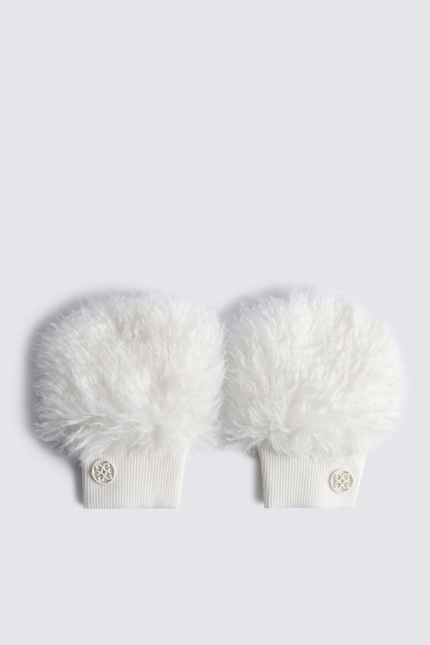 FUR HAND WARMER(WOMEN)_IVORY-a