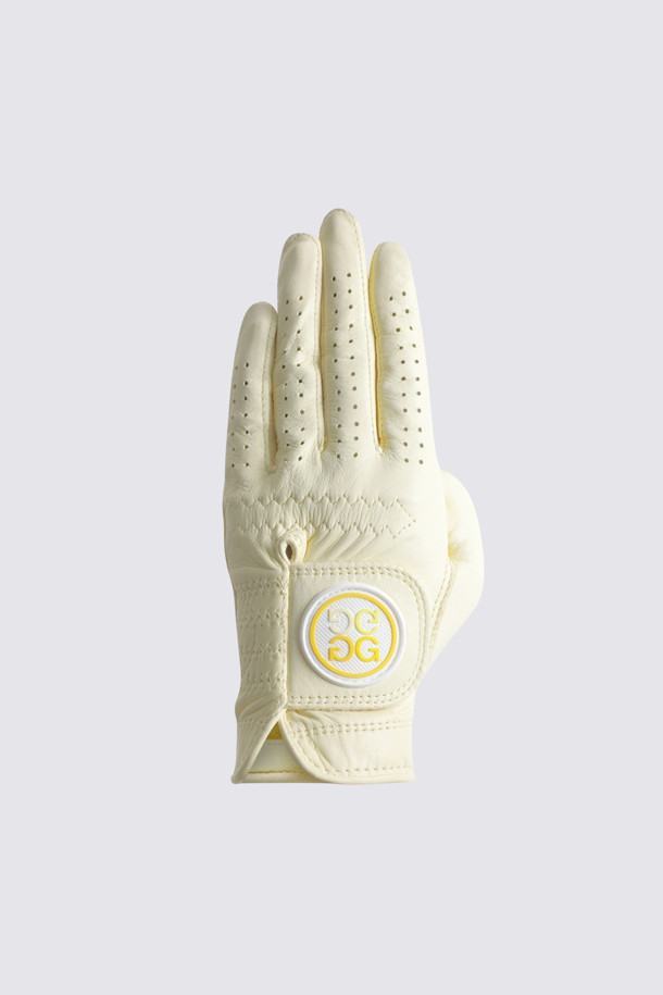 LADIES SIGNATURE GOLF GLOVE LEFT_YELLOW-a