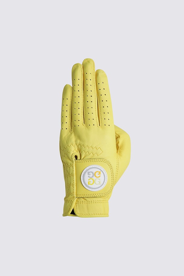 SIGNATURE GOLF GLOVE(WOMEN)_YELLOW-a