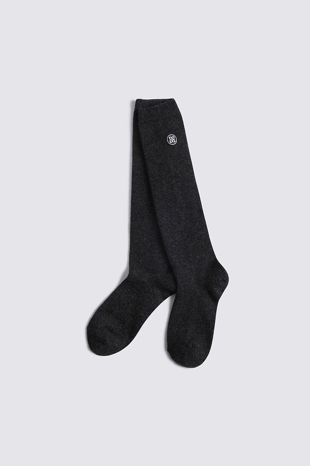 WOOL KNEE SOCK(WOMEN)_GREY-a
