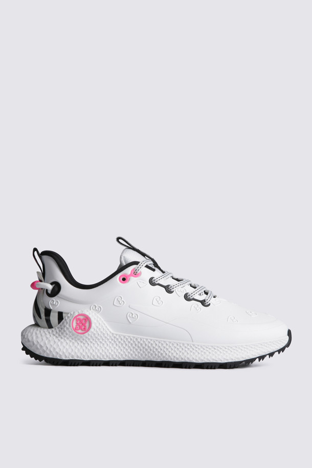 MG4+ O2 EMBOSSED GOLF SHOE(WOMEN)_WHITE-a