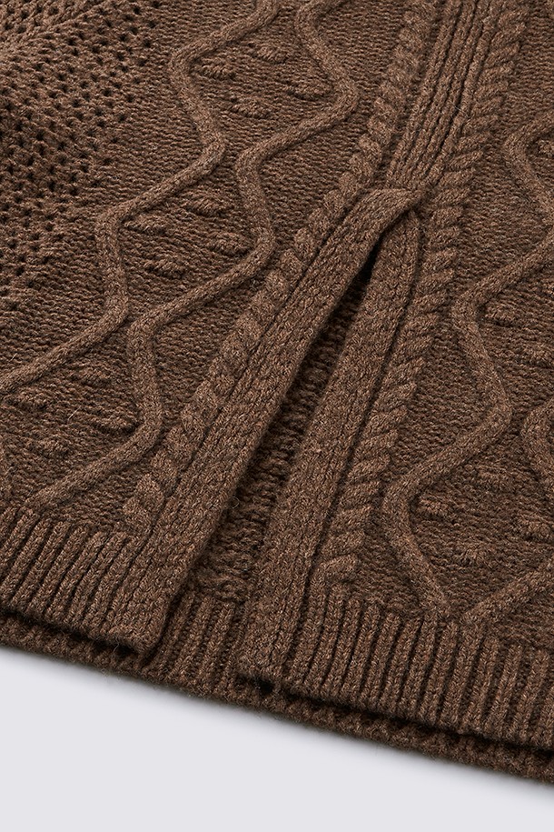 지포어-WOMEN APPAREL-CABLE KNIT PULLOVER (SLEEVELESS SET)(WOMEN)					 					 					