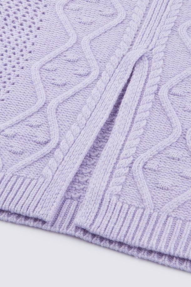 지포어-WOMEN APPAREL-CABLE KNIT PULLOVER (SLEEVELESS SET)(WOMEN)					 					 					