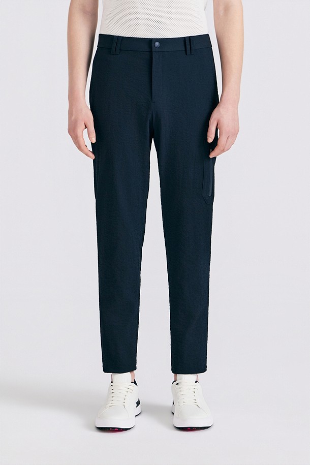 SEERSUCKER PANT(MEN)					 					 					_NAVY-a