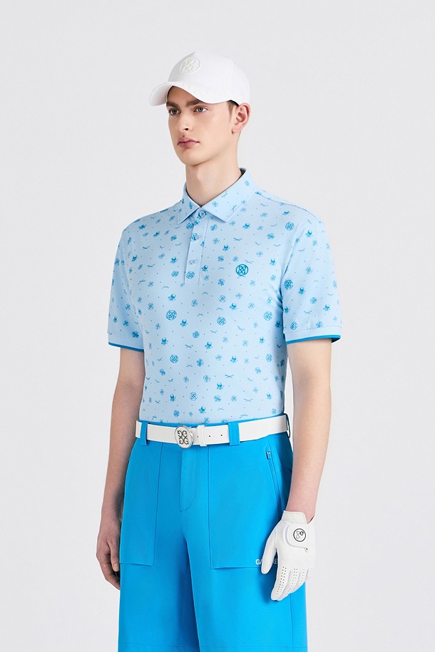 지포어-MEN APPAREL-FULL PATTERN PIQUÉ (MEN)				 					 					