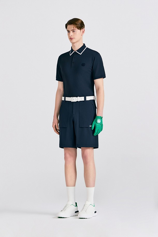 지포어- -JERSEY SEERSUCKER POLO (MEN)					 					 					