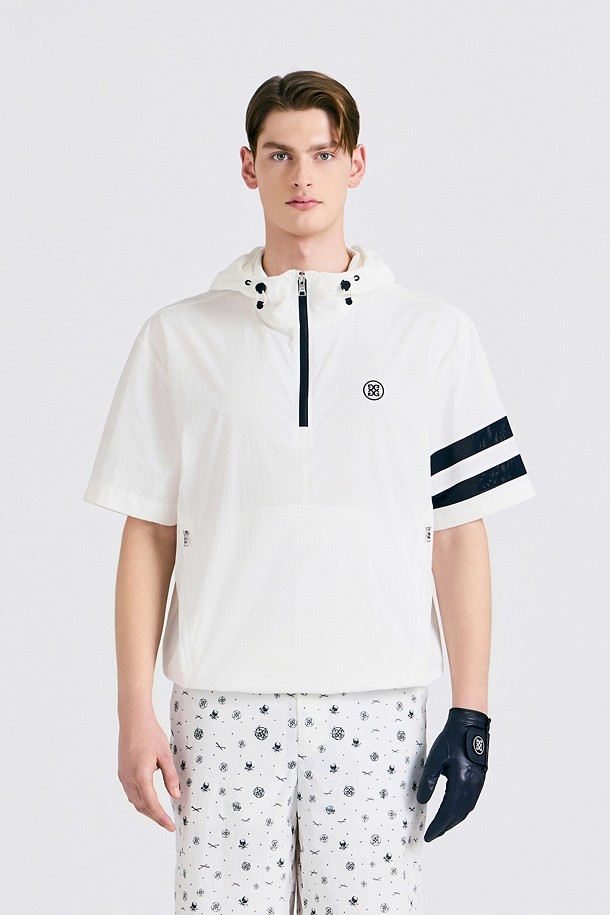 지포어-MEN APPAREL-SHORT SLEEVE HOODED ANORAK(MEN)