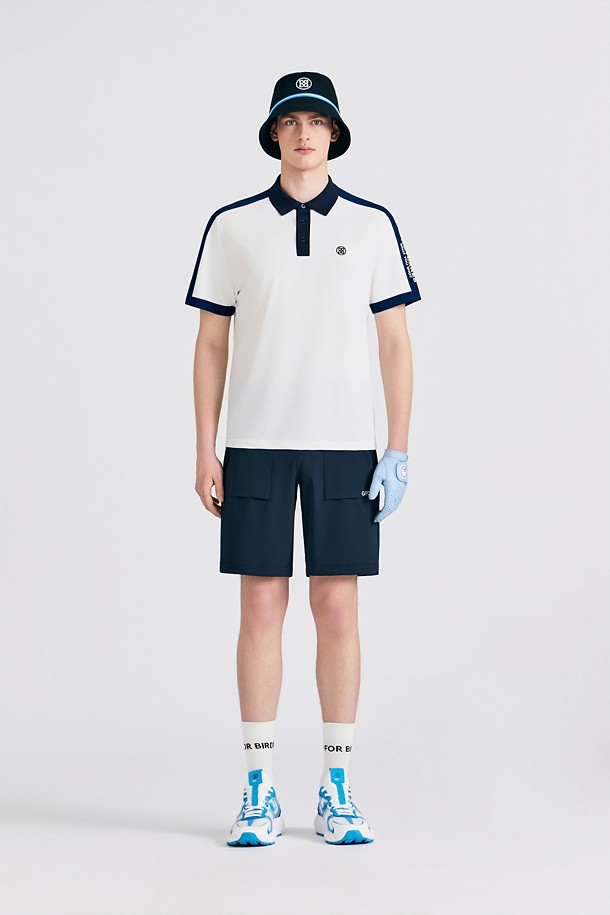지포어-MEN APPAREL-KNIT HYBRID POLO(MEN)