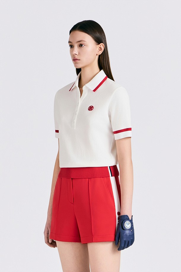 지포어-WOMEN APPAREL-SUMMER OPEN POLO T-SHIRT(WOMEN)