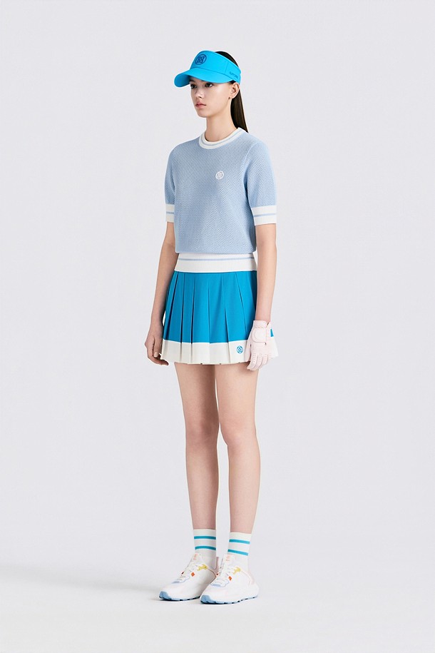 지포어-WOMEN APPAREL-MESH CREWNECK SWEATER(WOMEN)