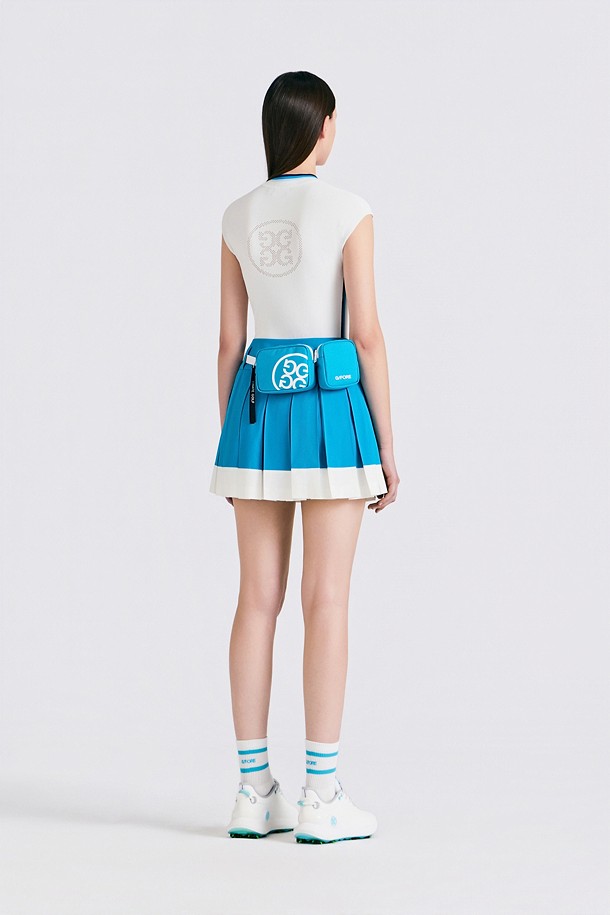 지포어-WOMEN APPAREL-MOCKNECK SLEEVELESS SWEATER(WOMEN)