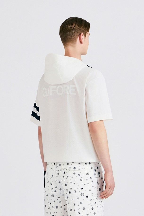 지포어-MEN APPAREL-SHORT SLEEVE HOODED ANORAK(MEN)