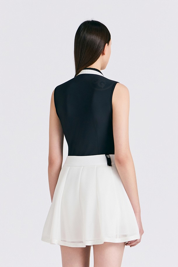 지포어-WOMEN APPAREL-SLEEVELESS POLO(WOMEN)					 					 					