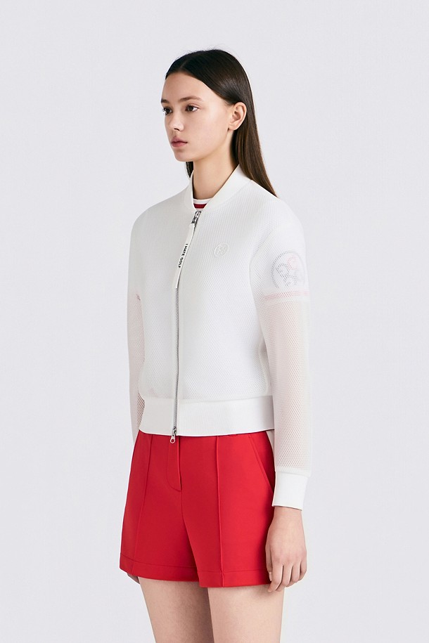 지포어-WOMEN APPAREL-MESH FULL ZIP JACKET(WOMEN)