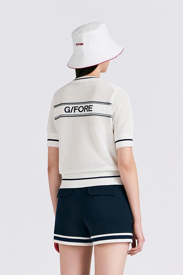 지포어-WOMEN APPAREL-MESH CREWNECK SWEATER(WOMEN)