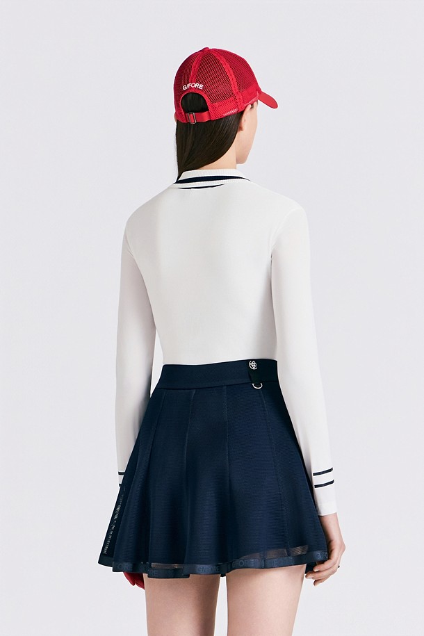 지포어-WOMEN APPAREL-COOL SLEEVE SWEATER POLO(WOMEN)