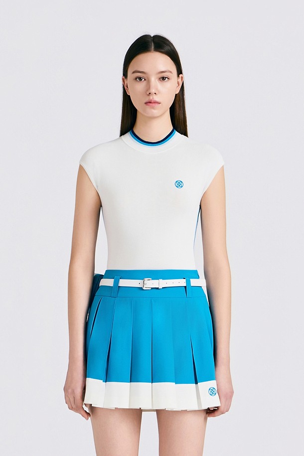 지포어-WOMEN APPAREL-MOCKNECK SLEEVELESS SWEATER(WOMEN)