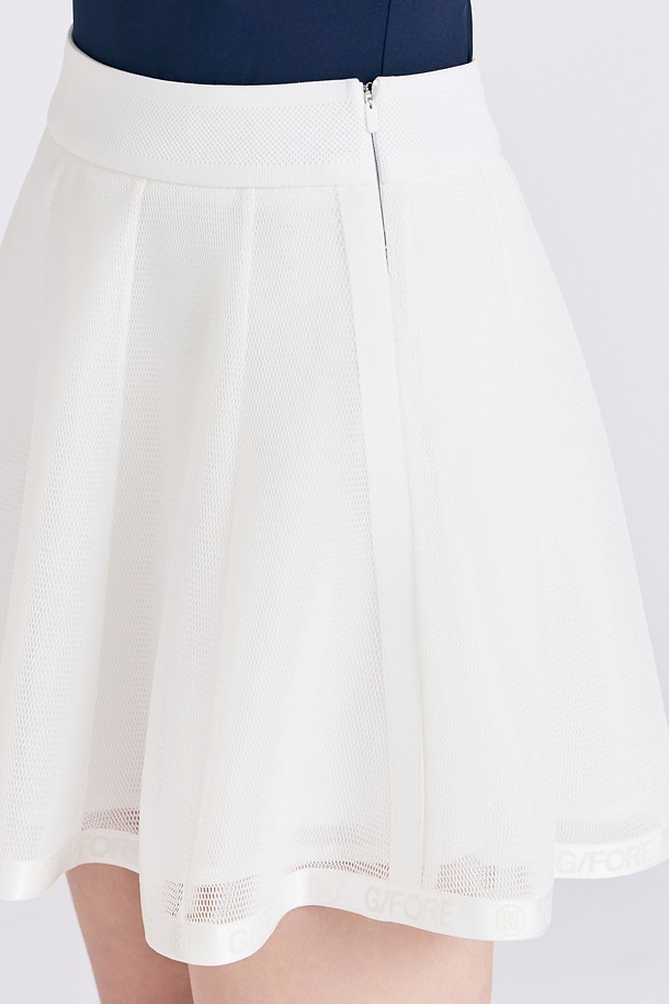 지포어-WOMEN APPAREL-MESH FLARED SKORT(WOMEN)