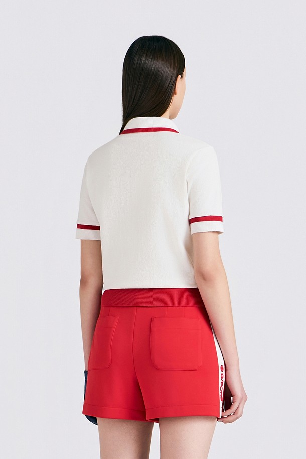 지포어-WOMEN APPAREL-SUMMER OPEN POLO T-SHIRT(WOMEN)