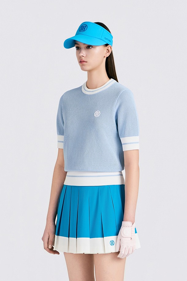 지포어-WOMEN APPAREL-MESH CREWNECK SWEATER(WOMEN)