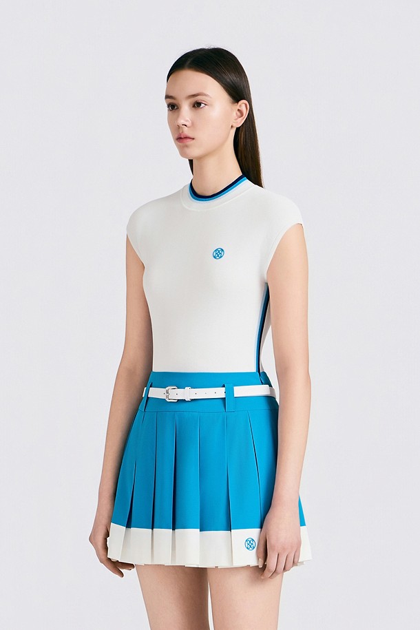 지포어-WOMEN APPAREL-MOCKNECK SLEEVELESS SWEATER(WOMEN)