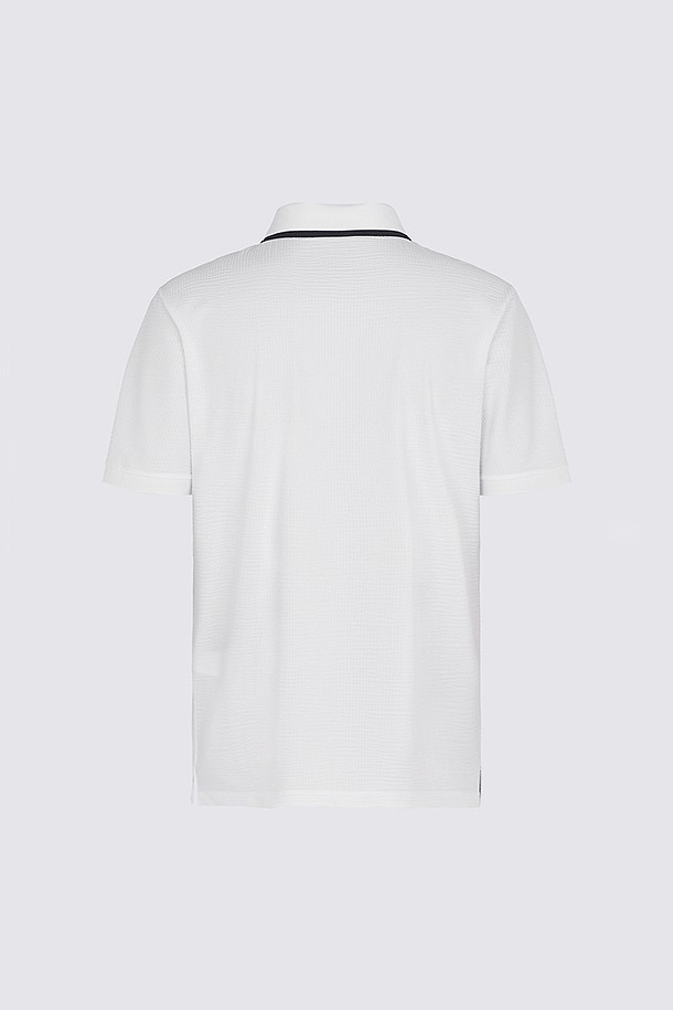 지포어-WOMEN APPAREL-JERSEY SEERSUCKER POLO (MEN)					 					 					