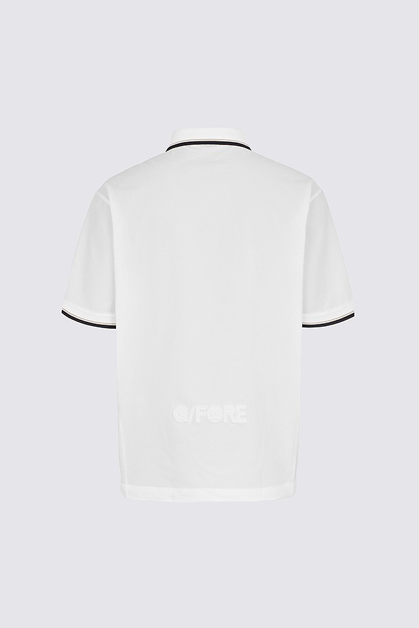 지포어-MEN APPAREL-WOVEN SEERSUCKER POLO(MEN)					 					 					