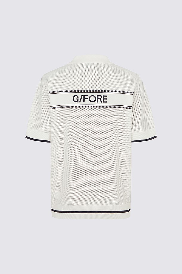 지포어-MEN APPAREL-CROCHET POLO SWEATER(MEN)					 					 					