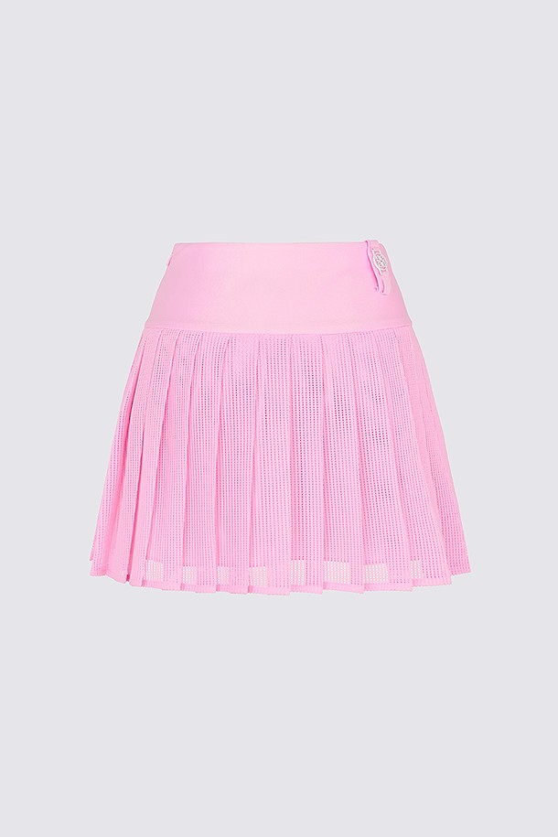 지포어-WOMEN APPAREL-MESH PLEATED SKORT(WOMEN)