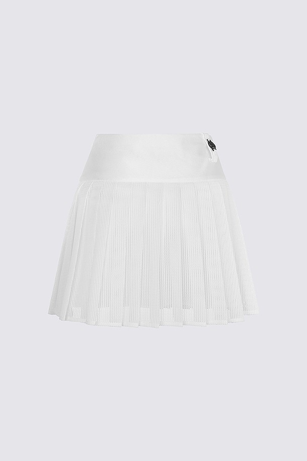 지포어-WOMEN APPAREL-MESH PLEATED SKORT(WOMEN)