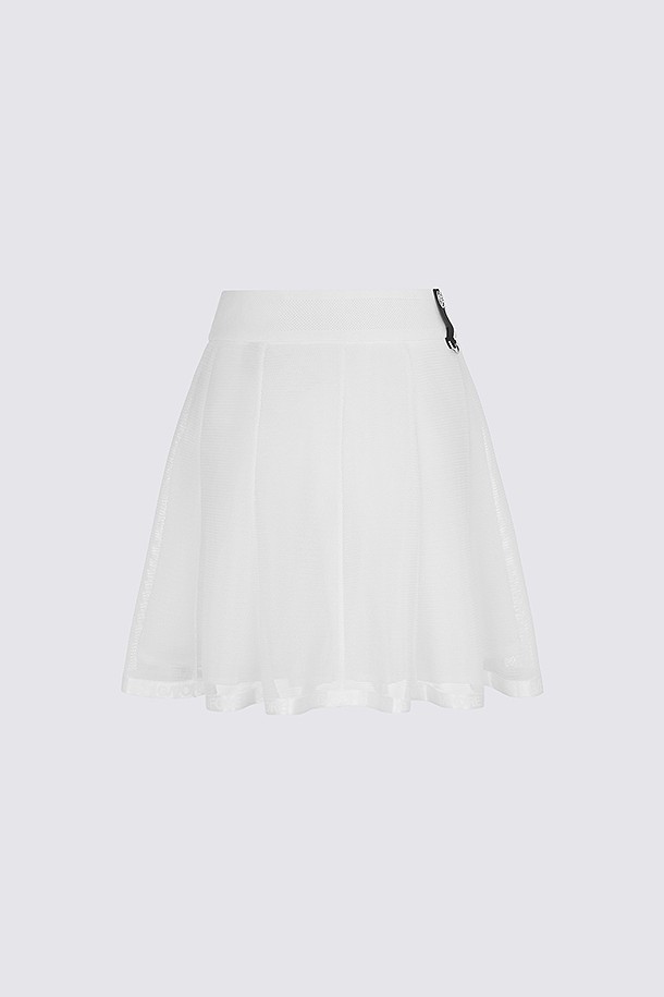 지포어-WOMEN APPAREL-MESH FLARED SKORT(WOMEN)