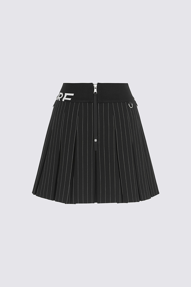 지포어-WOMEN APPAREL-STRIPED PLEATED SKIRT(WOMEN)