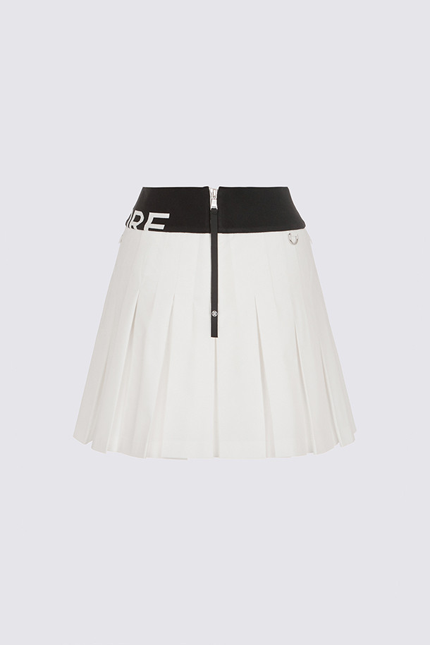 지포어-WOMEN APPAREL-STRIPED PLEATED SKIRT(WOMEN)