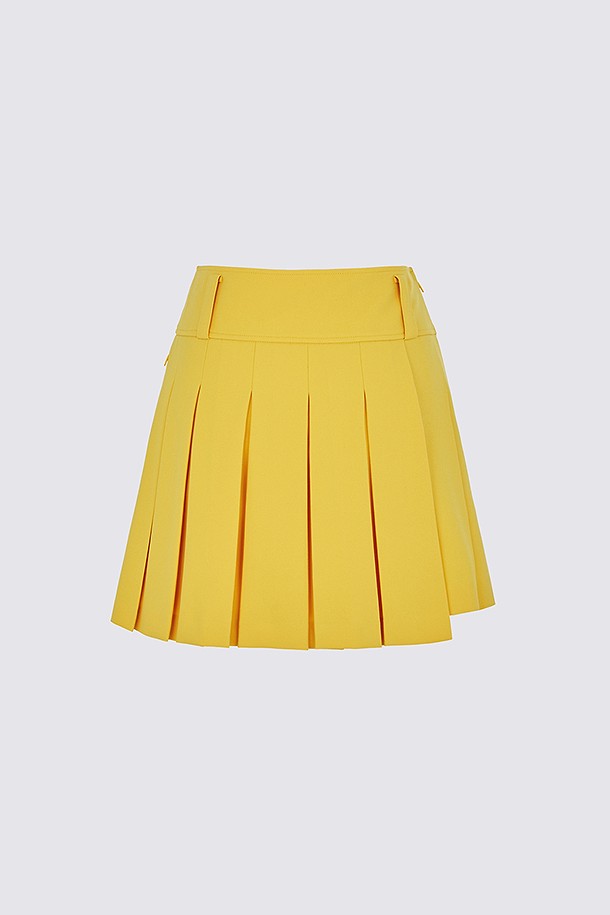 지포어-WOMEN APPAREL-STRETCH WOVEN PLEATED SKORT(WOMEN)
