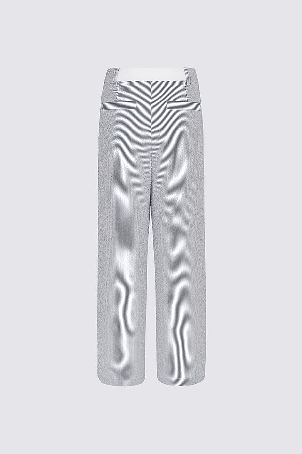 지포어-WOMEN APPAREL-SEERSUCKER WIDE LEG PANT(WOMEN)