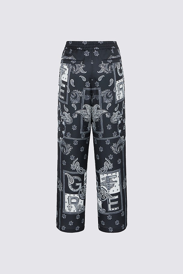 지포어-WOMEN APPAREL-PATTERNED DRAWSTRING PANT(WOMEN)					 					 					