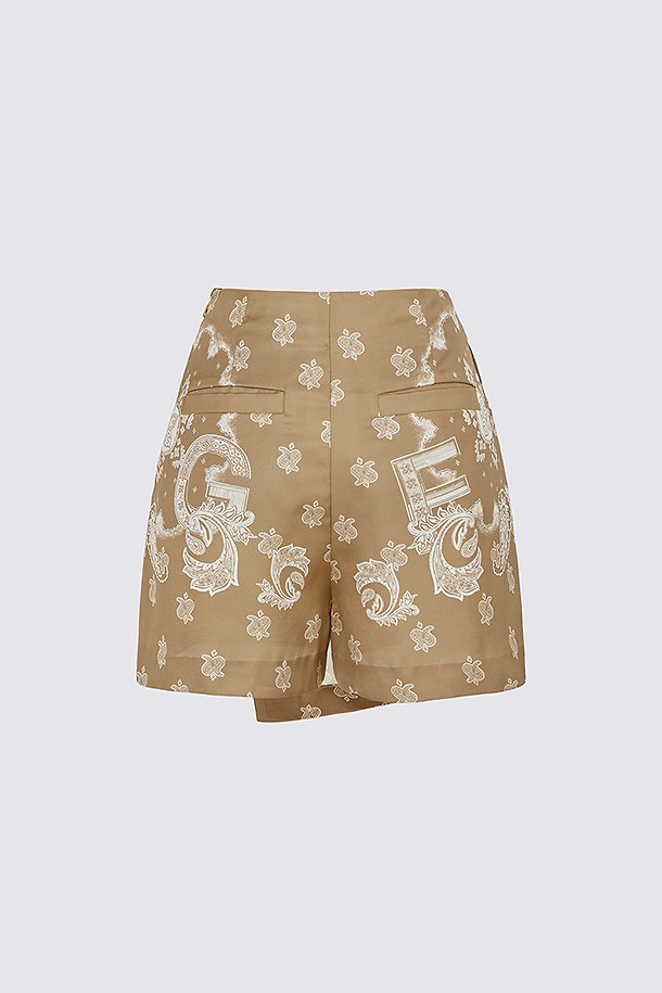 지포어-WOMEN APPAREL-PAISLEY WRAPPED SHORT(WOMEN)					 					 					