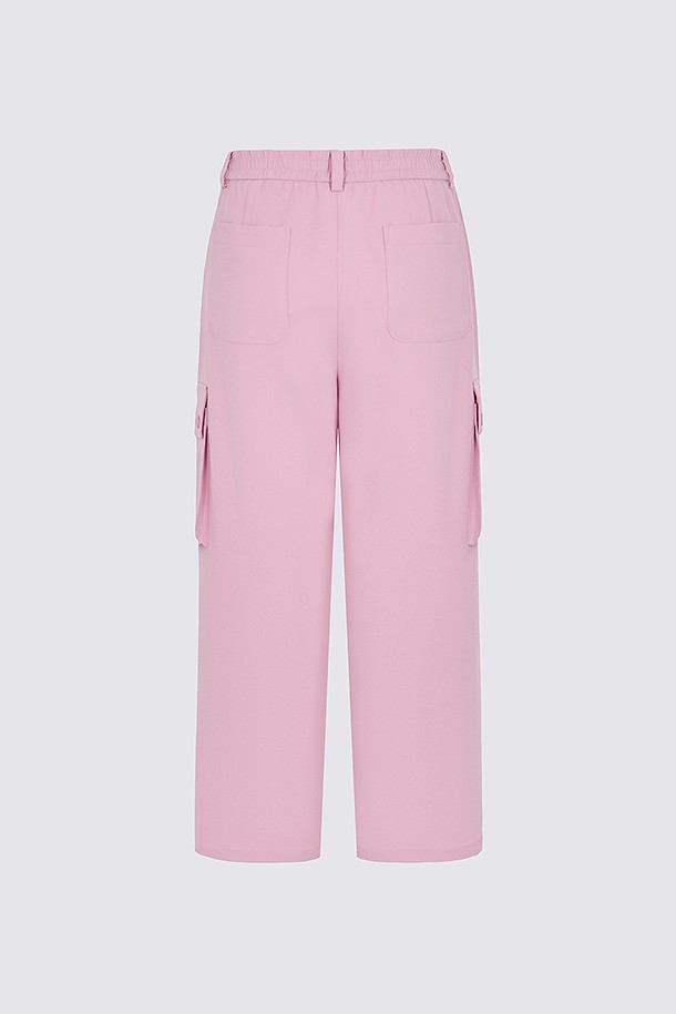 지포어-WOMEN APPAREL-STRETCH WOVEN WIDE LEG PANT(WOMEN)
