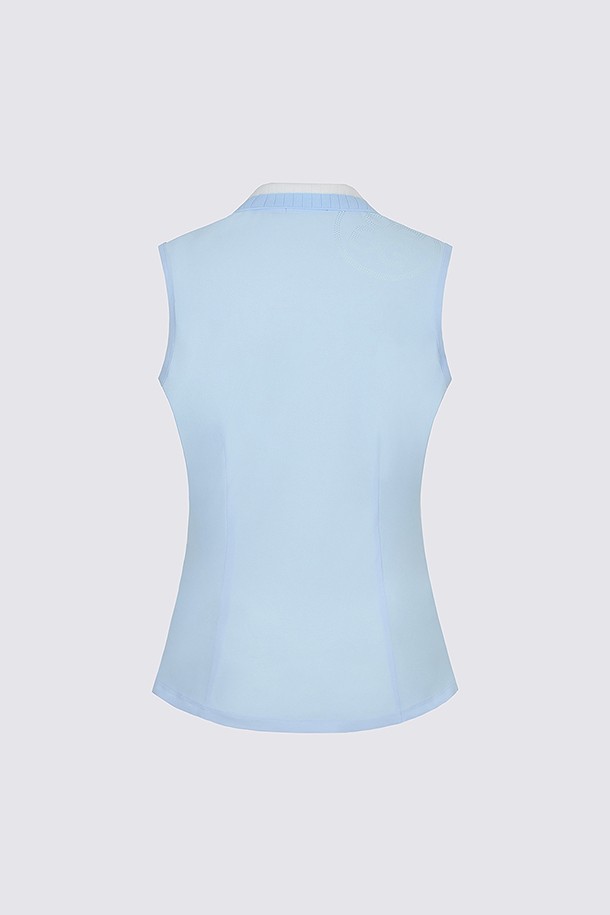 지포어-WOMEN APPAREL-SLEEVELESS POLO(WOMEN)					 					 					