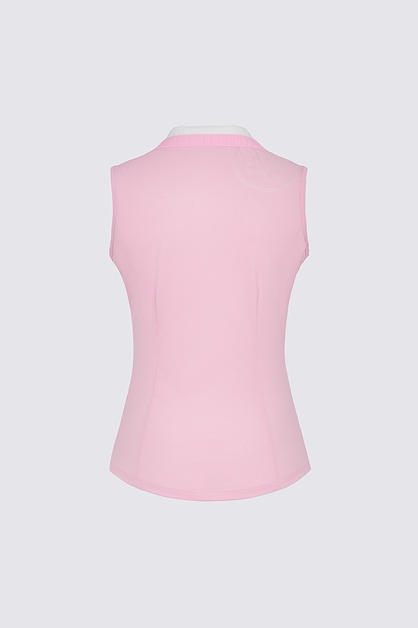 지포어-WOMEN APPAREL-SLEEVELESS POLO(WOMEN)					 					 					