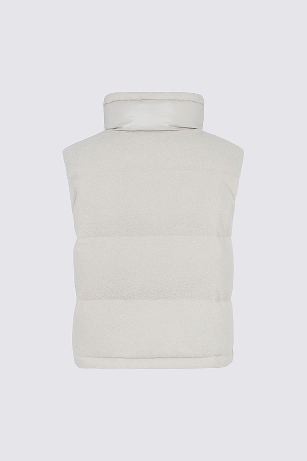 지포어-WOMEN APPAREL-BOUCLÉ DOWN VEST(WOMEN)					 					 					