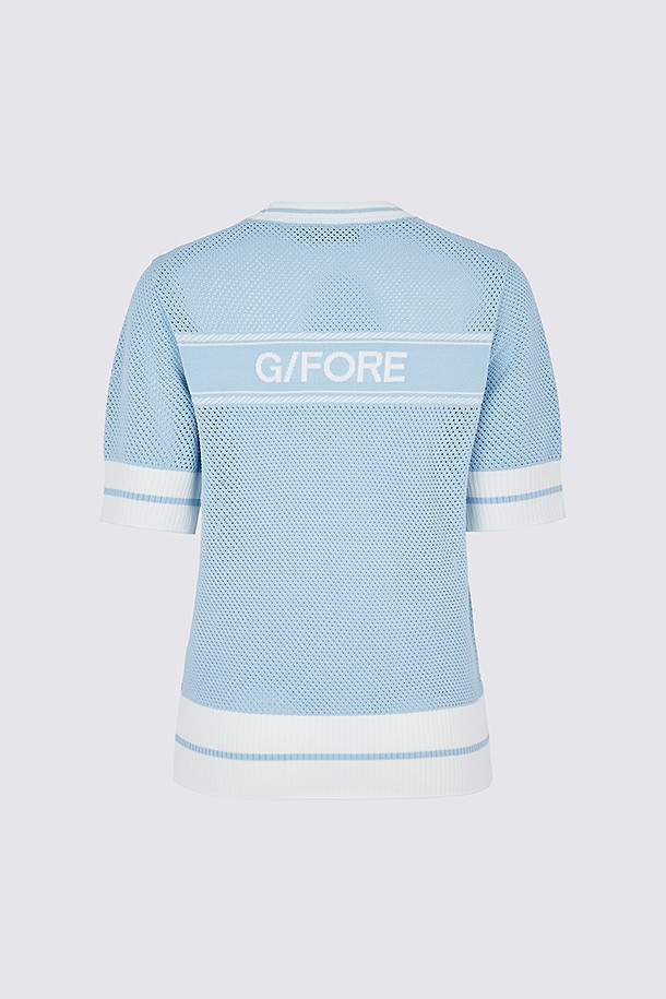 지포어-WOMEN APPAREL-MESH CREWNECK SWEATER(WOMEN)