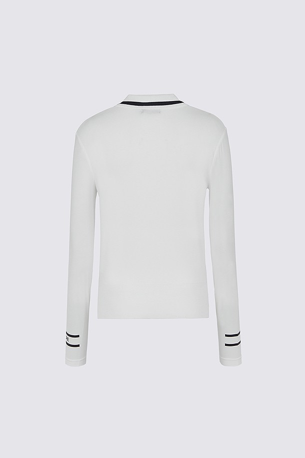 지포어-WOMEN APPAREL-COOL SLEEVE SWEATER POLO(WOMEN)