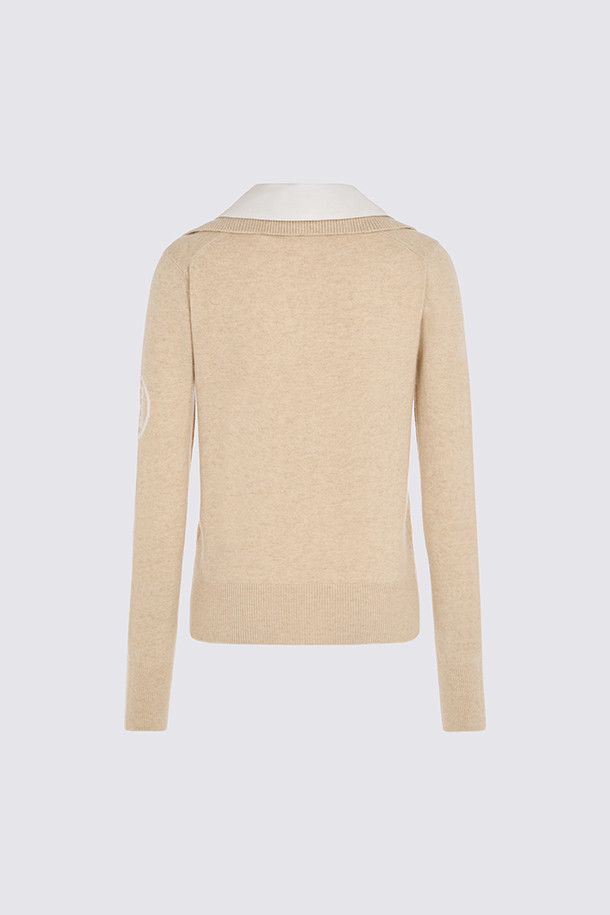 지포어-WOMEN APPAREL-HYBRID POLO SWEATER (WOMEN)