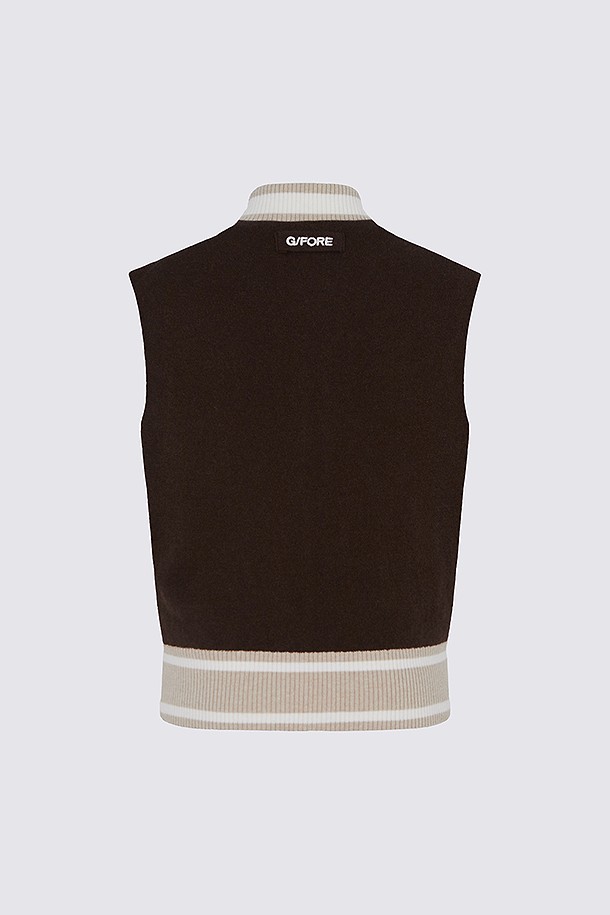 지포어-WOMEN APPAREL-CASHMERE FULL ZIP VEST(WOMEN)					 					 					