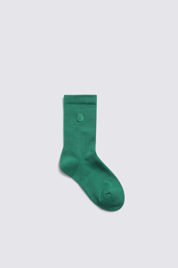 지포어-WOMEN ACCESSORIES-SOLID CREW SOCK(WOMEN)
